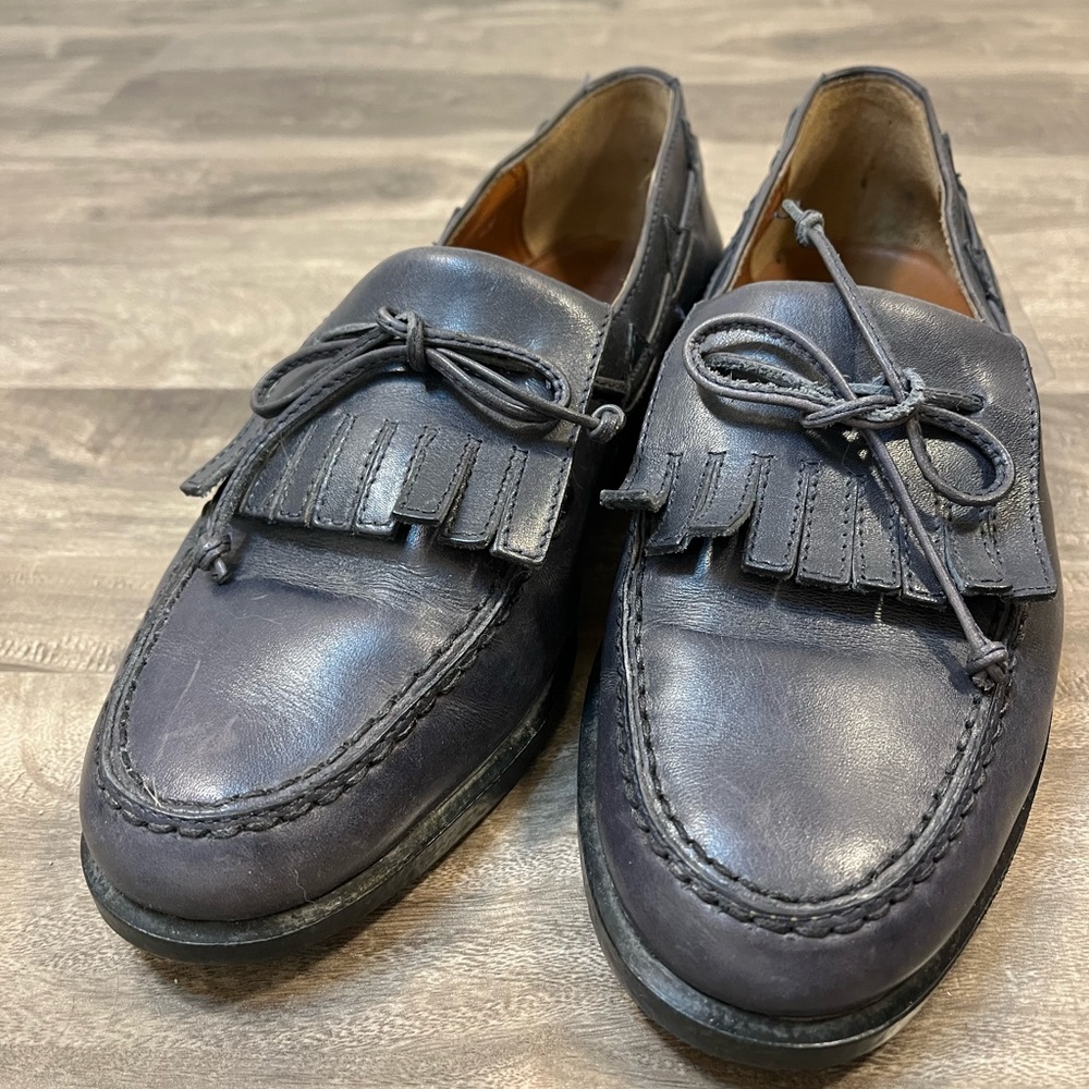 Vintage authentic Gianni Versace women’s leather loafers size 6.5